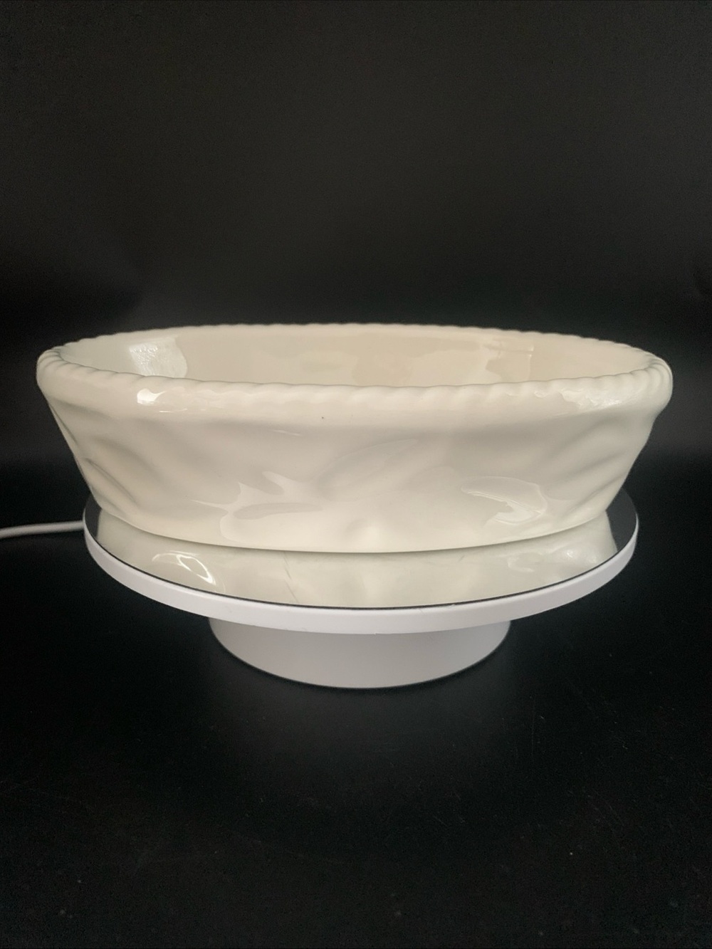 Vintage Stangl Pottery Cookrite Ovenware Hand Crafted Dish Ivory 6” 1960 Trenton